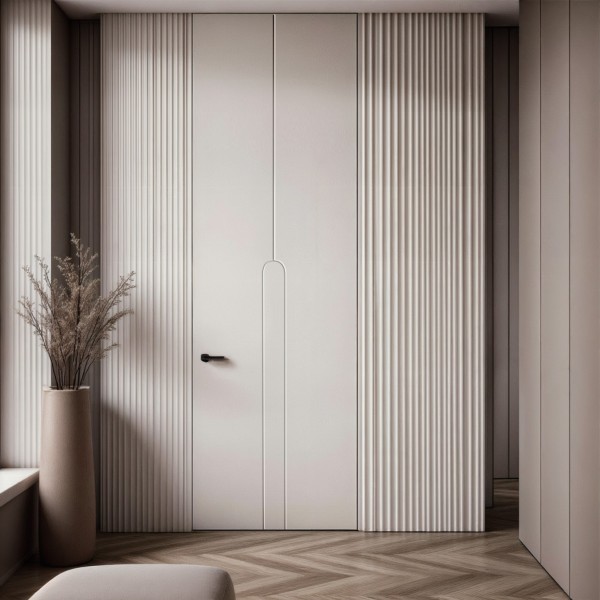 Puerta Hasta el Techo Enrasada a Tapeta - Gravillea