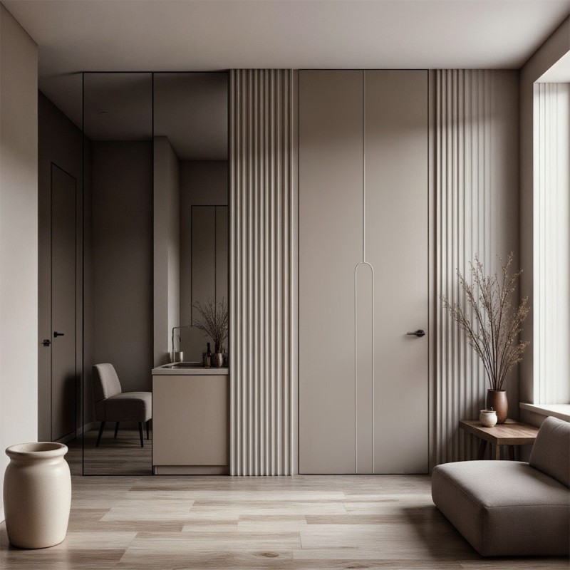 Puerta Hasta el Techo Enrasada a...