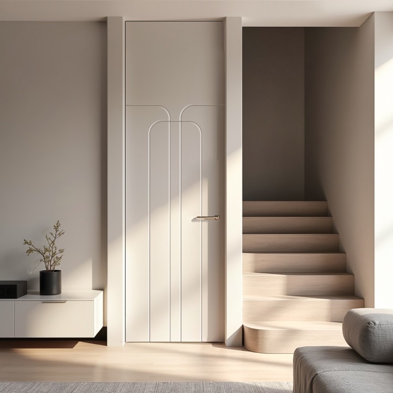 Puerta suelo a techo lacada Artax