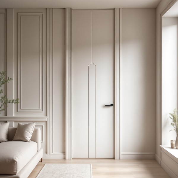 Puerta suelo a techo lacada mod. Gravillea