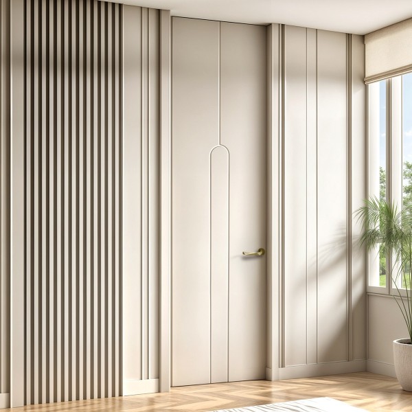 Puerta suelo a techo lacada mod. Gravillea