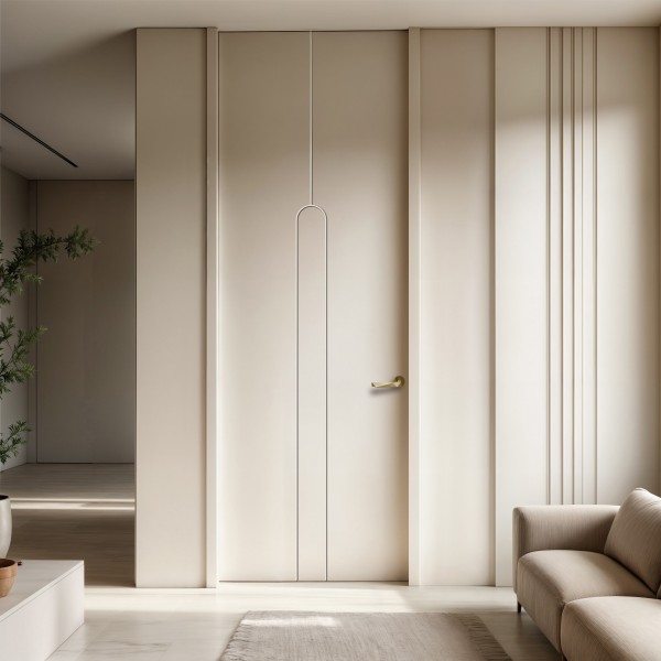 Puerta suelo a techo lacada mod. Gravillea