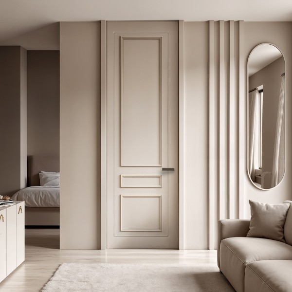 Puerta suelo a techo lacada Team