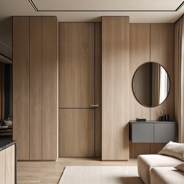 Puerta suelo a techo madera Talavera