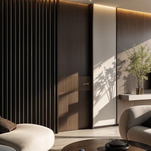 Puerta suelo a techo madera Geisha 2
