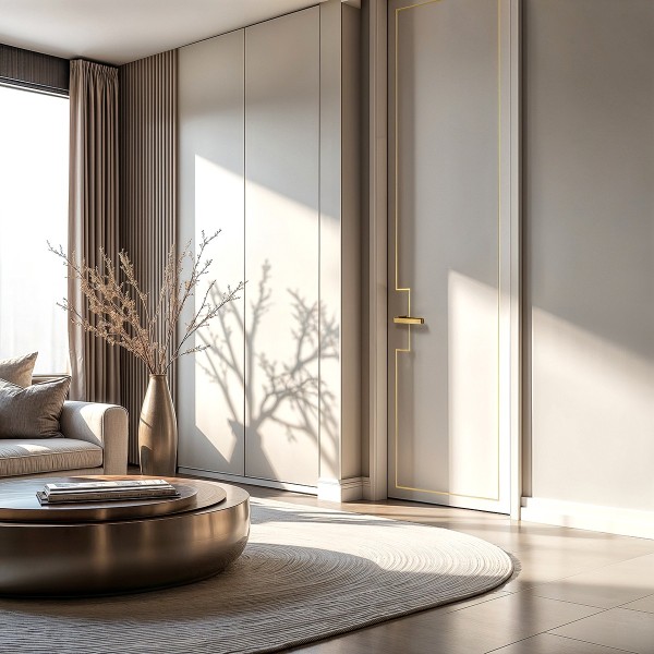 Puerta suelo a techo lacada Dubai 2