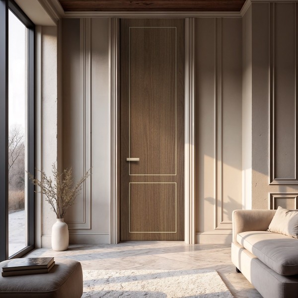 Puerta suelo a techo madera Borneo 2