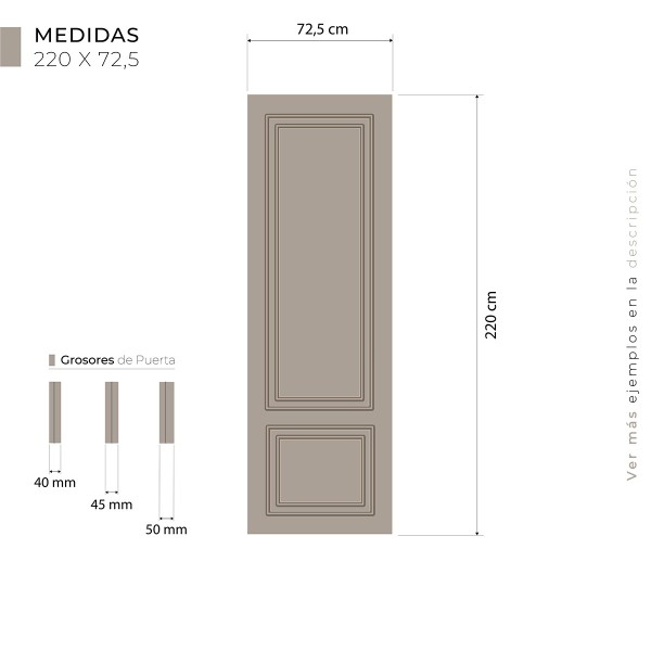 Puerta Corredera hasta el techo Danira