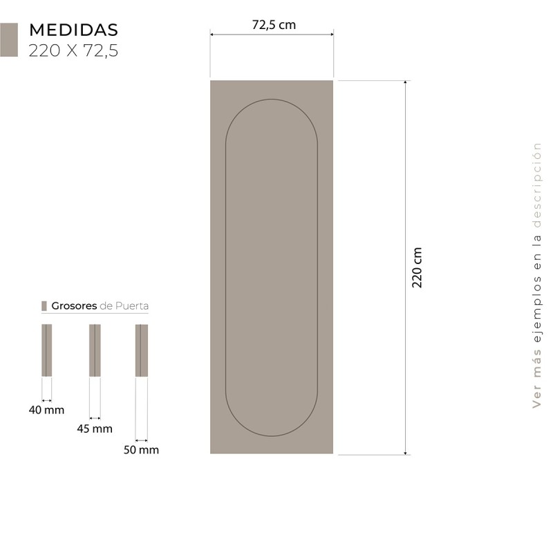 Puerta Corredera hasta el Techo...