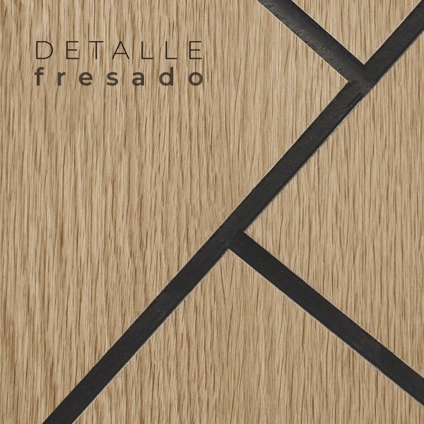 Puerta suelo a techo madera Xake