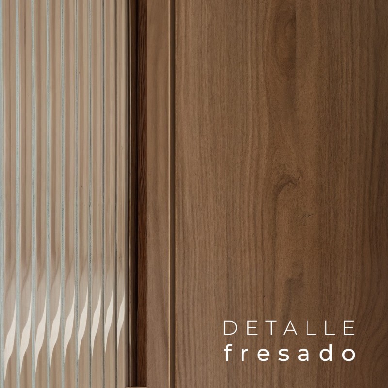 Puerta suelo a techo madera Bombai...