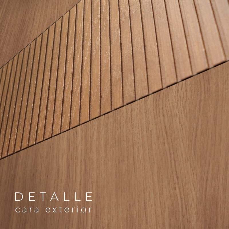 Puerta suelo a techo madera Maiko