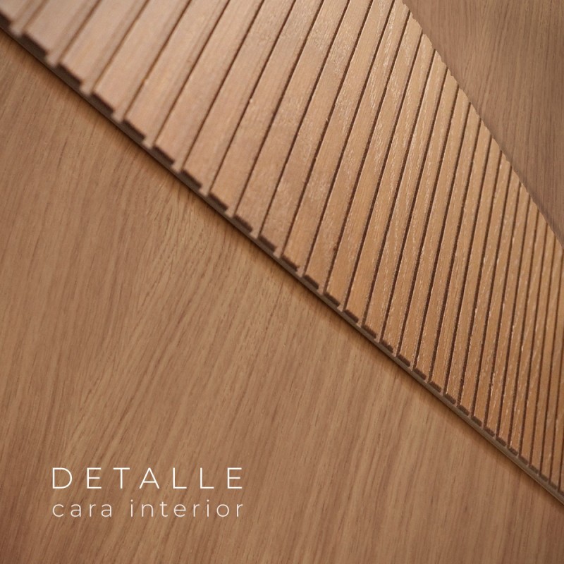 Puerta suelo a techo madera Maiko