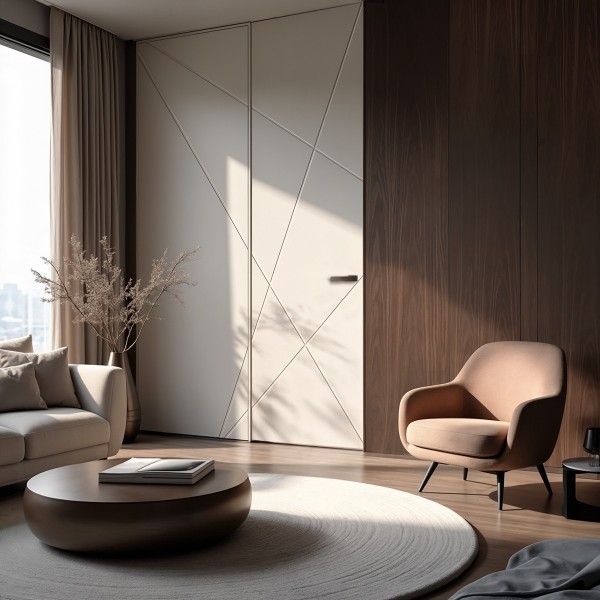 Puerta hasta el Techo Enrasada a Tapeta Lacada - Venus