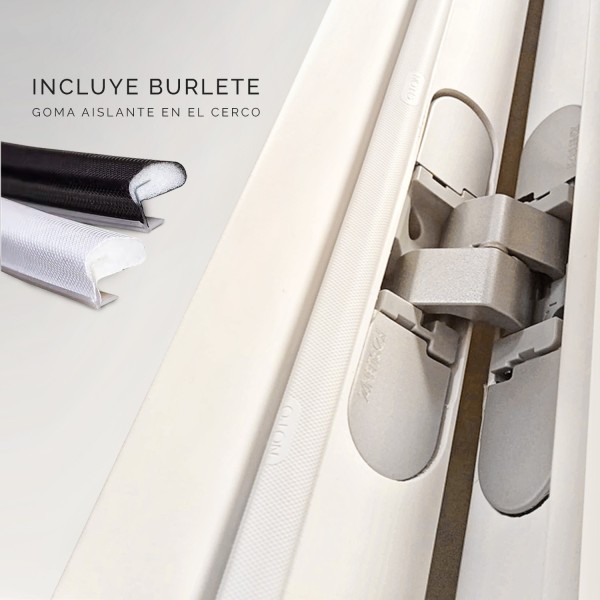 Puerta suelo a techo lacada modelo Barcelona