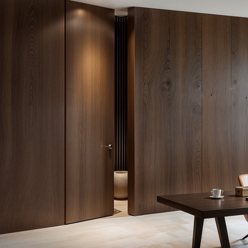 Puerta suelo a techo enrasada a...