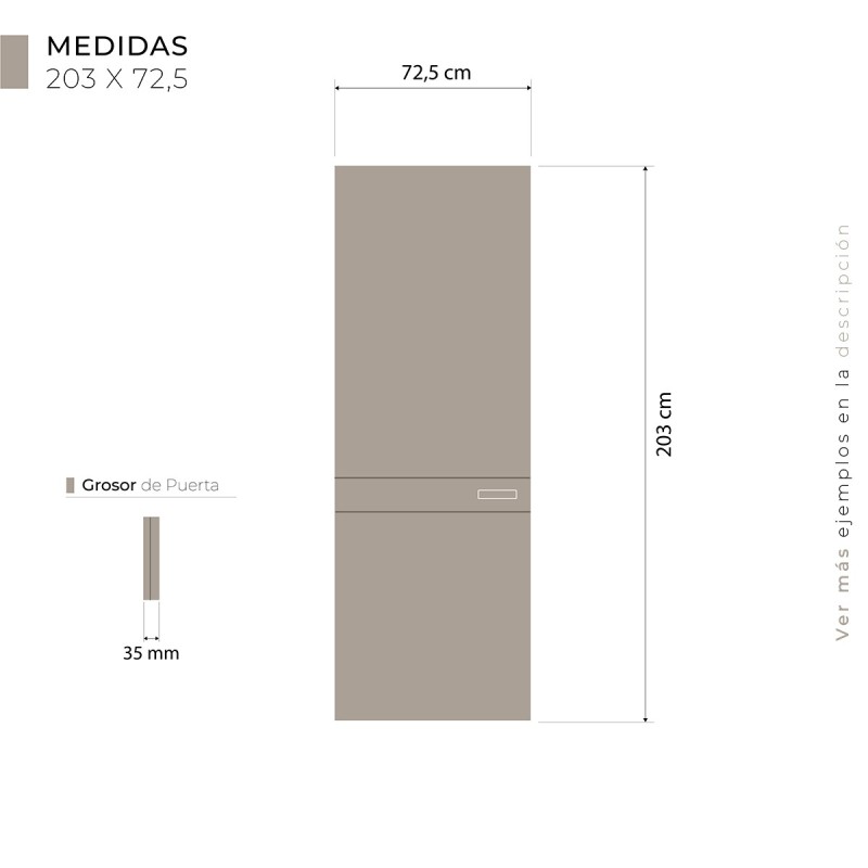 Puerta de madera Acrux