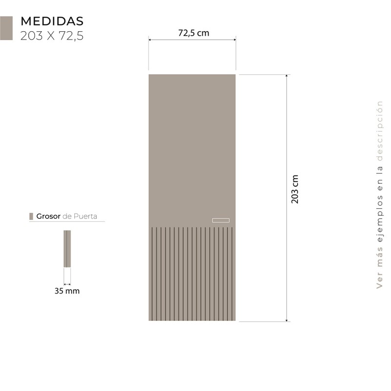 Puerta de Madera para interiores...