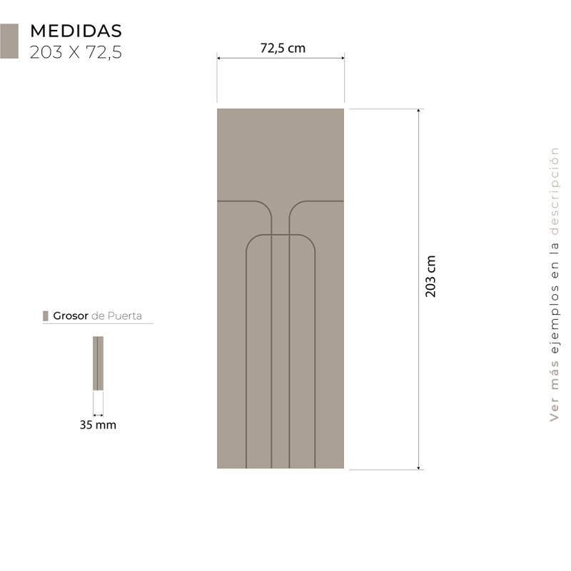 Puerta corredera Casoneto Lacada Artax