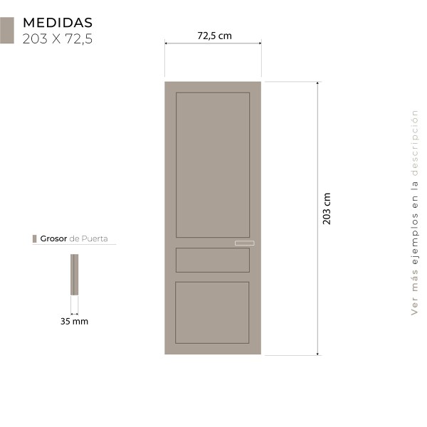 Puerta corredera Casoneto Madera Sirio