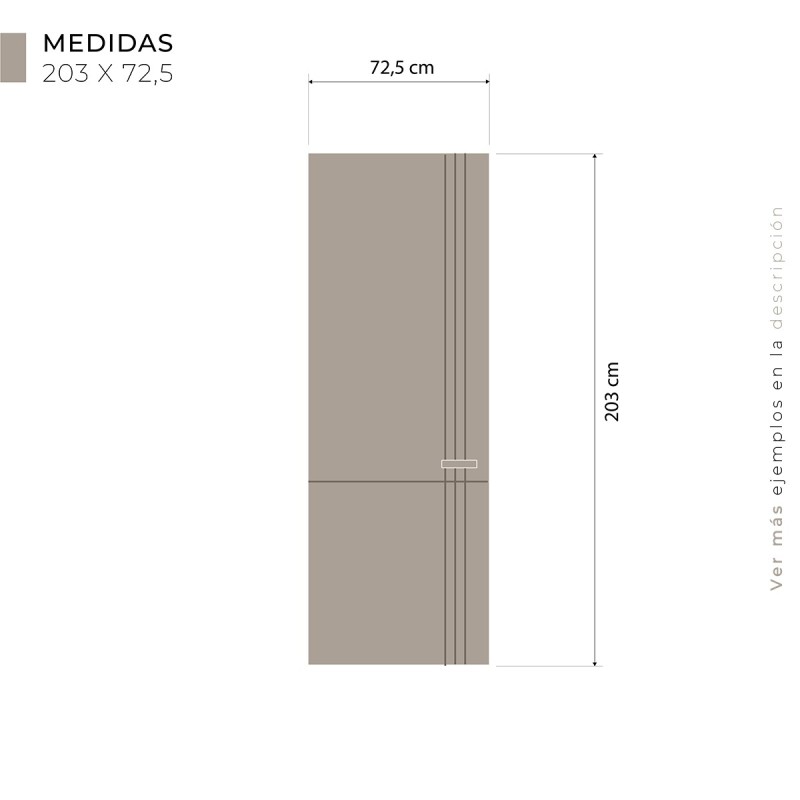 Puerta Invisible madera - Bosco
