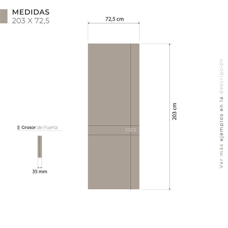Puerta de Madera modelo Talavera