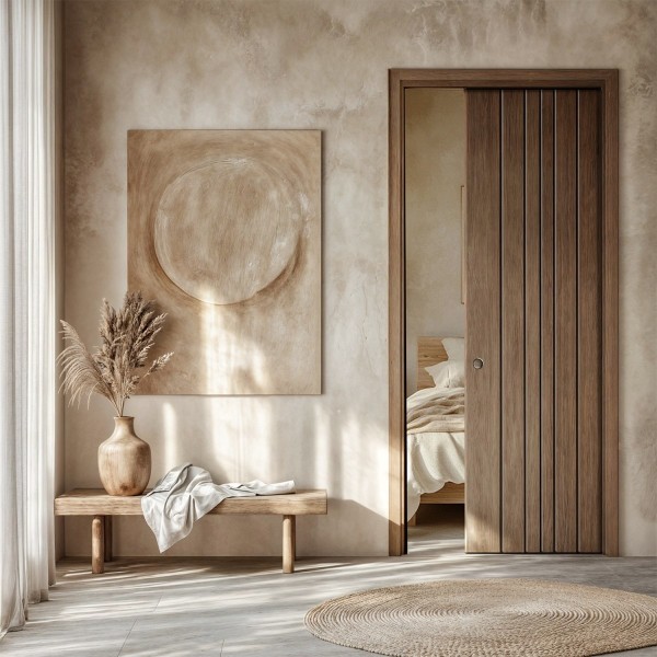 Puerta corredera Casoneto Madera Kenzo