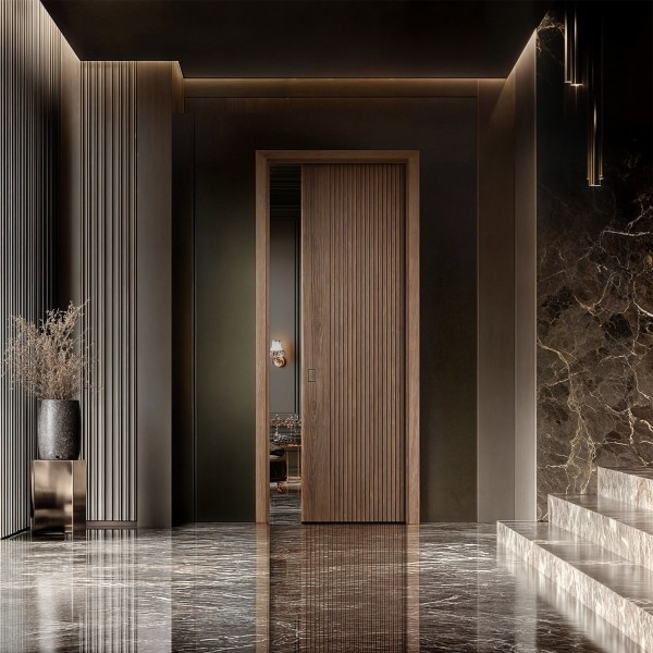 Puerta corredera Casoneto Madera Azahar