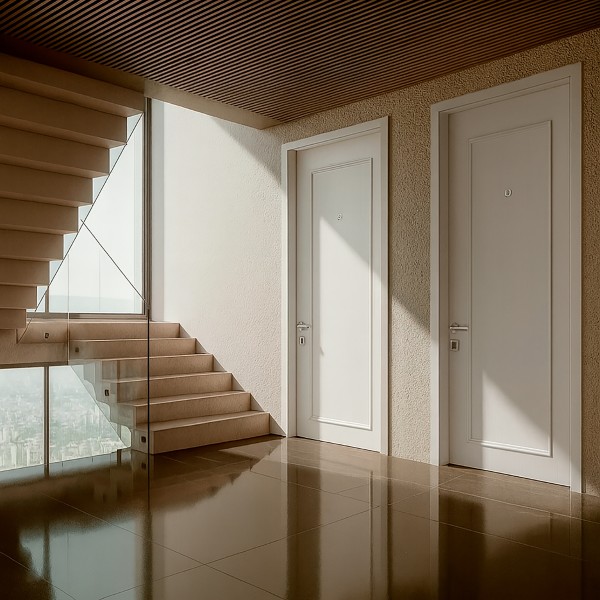Puerta blindada Lacada