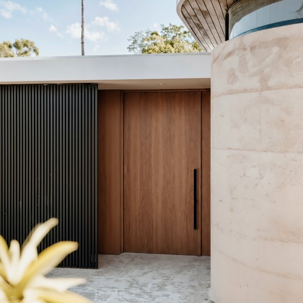 Puerta exterior madera Lisa