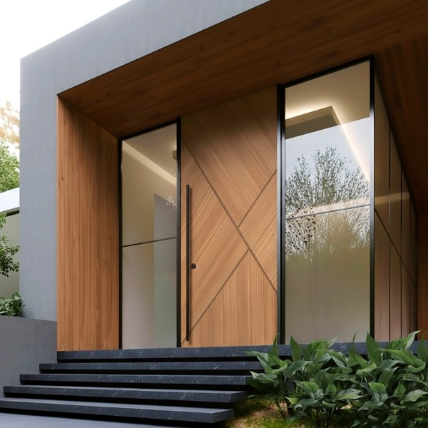 Puerta exterior madera Ava