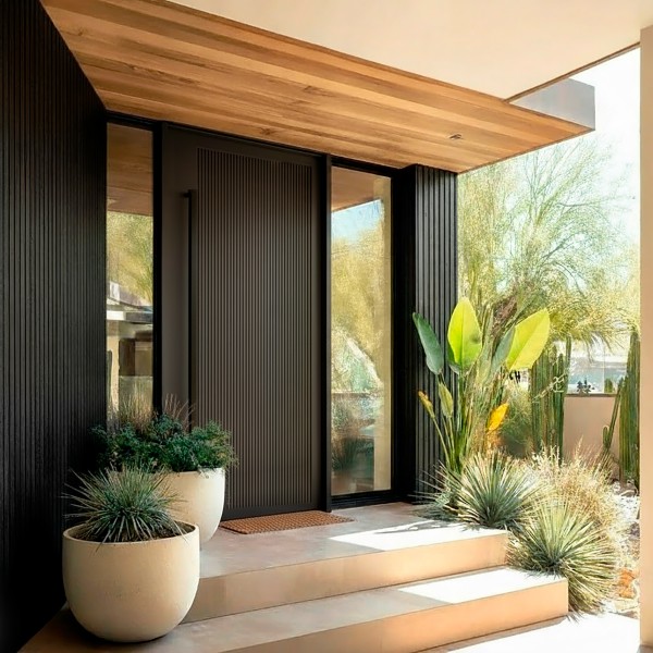 Puerta exterior lacada Noa