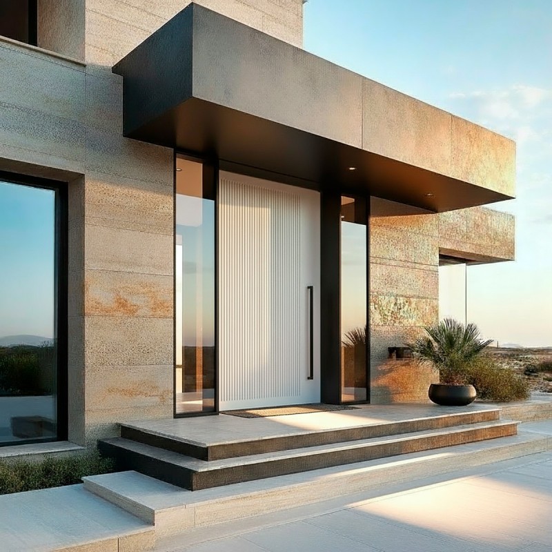 Puerta exterior lacada Noa