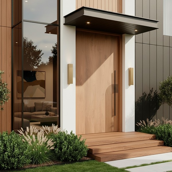 Puerta exterior madera Zarco
