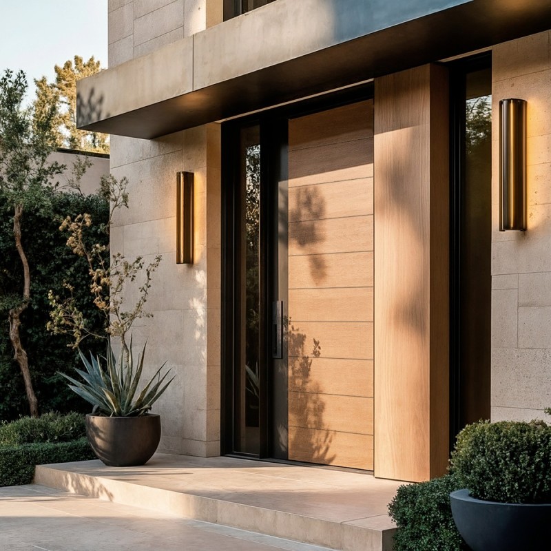 Puerta exterior madera Épica
