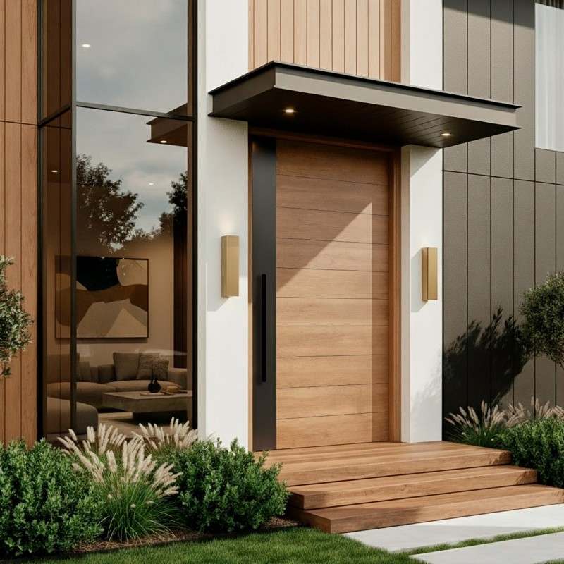 Puerta exterior madera Épica