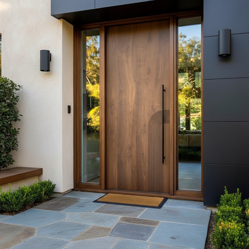 Puerta exterior madera Zarco