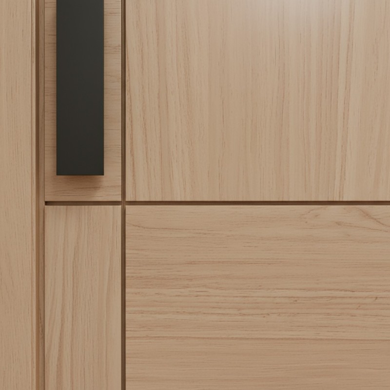 Puerta exterior madera Sol