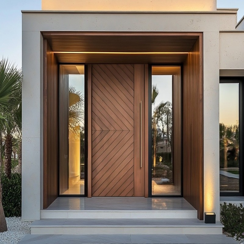 Puerta exterior madera Morrison