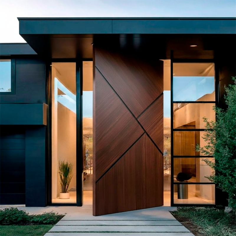 Puerta exterior madera Ava