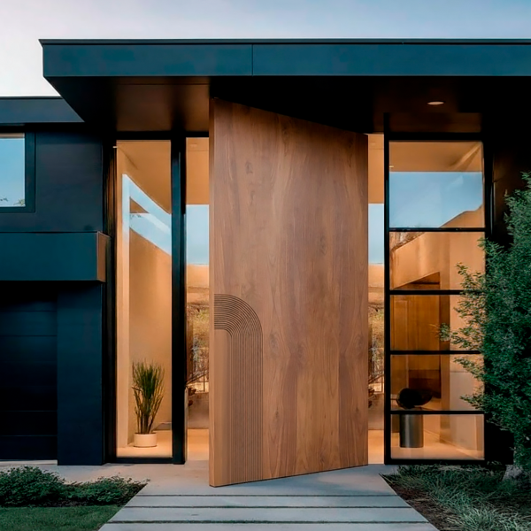 Puerta exterior madera Zarco