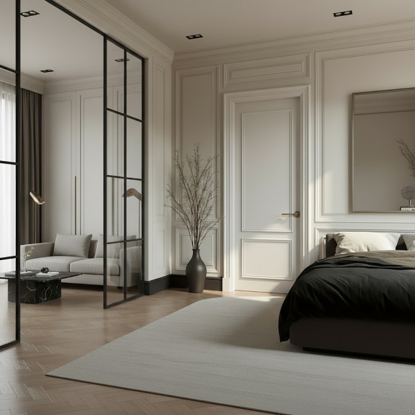 Puerta Interior Blanca Modelo Laris