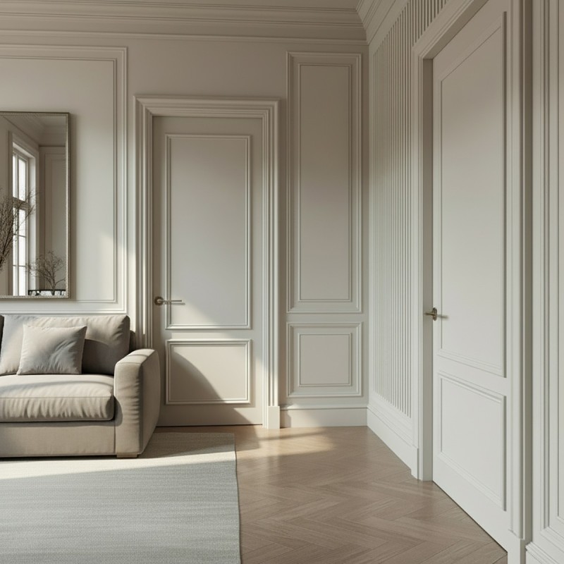 Puerta Interior Blanca Modelo Laris