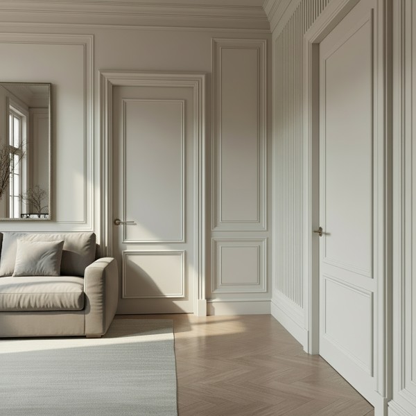 Puerta Interior Blanca Modelo Laris