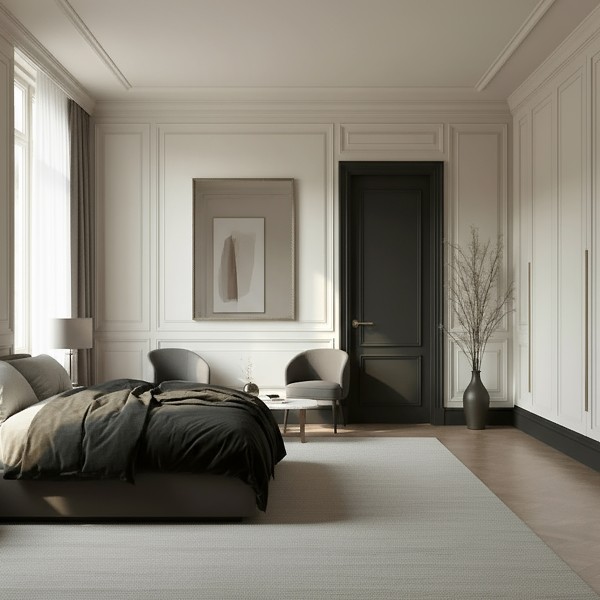 Puerta Interior Blanca Modelo Laris 2