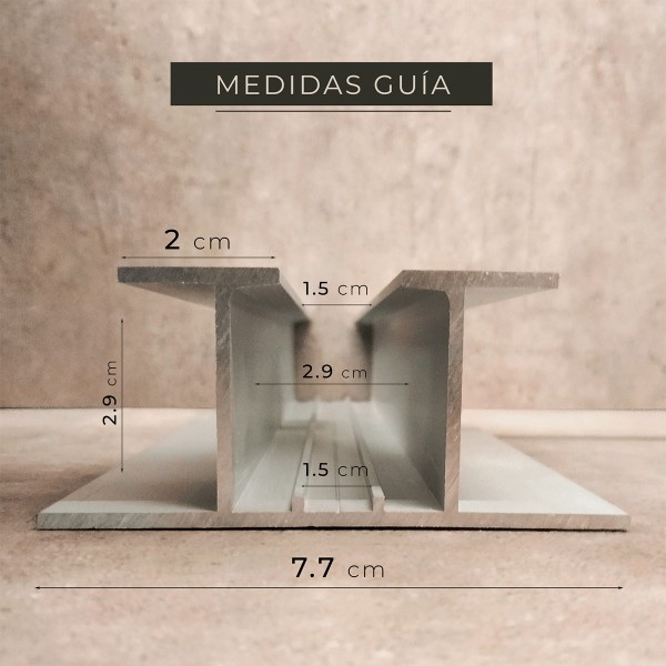 Puerta Corredera suelo techo Lacada Oasis