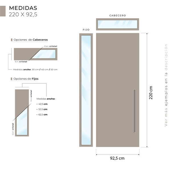 Puerta exterior madera Lisa