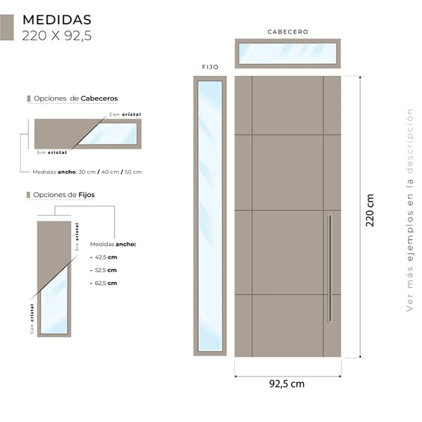 Puerta exterior madera Brown