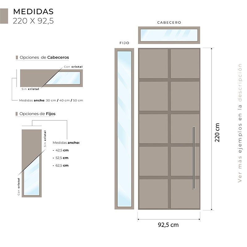 Puerta exterior madera Dorian