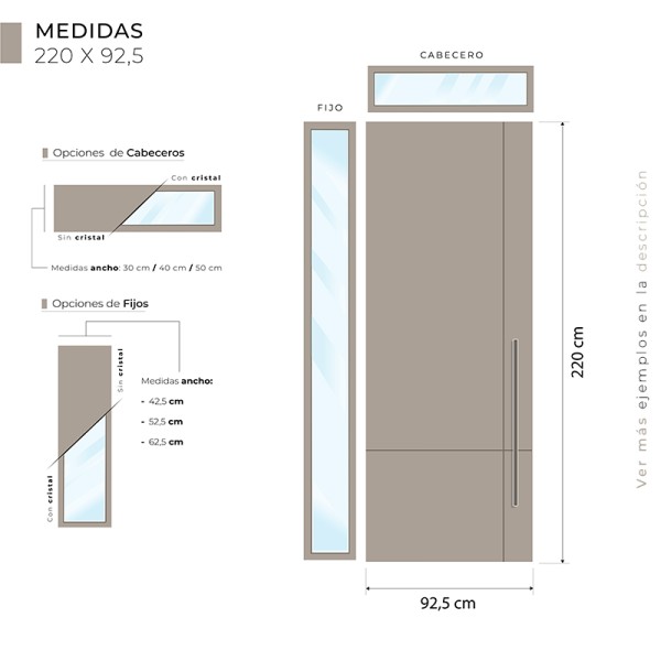 Puerta exterior madera Sol